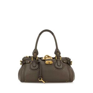 Chloe Women Mud Leather Paddington Shoulder Bag